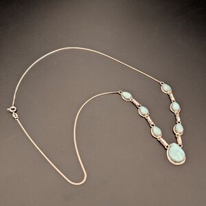 Larimar Sterling Italy 925 Necklace
